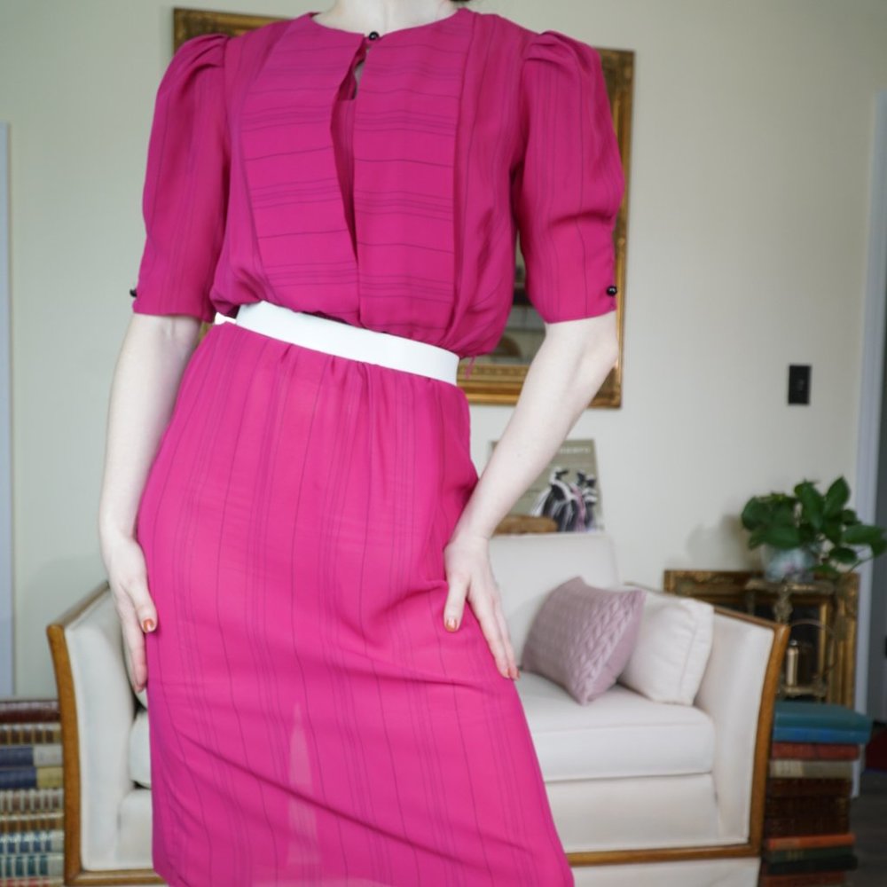 Beautiful Vintage RP 1980's 90’s Pink Dress